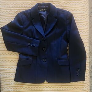 Kids DUBLIN Show Jacket, Size 10,Navy